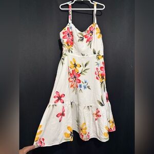 Old Navy White Floral Casual Dress